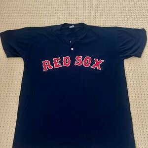 Russell Athletic Navy Red Sox Jersey NWOT